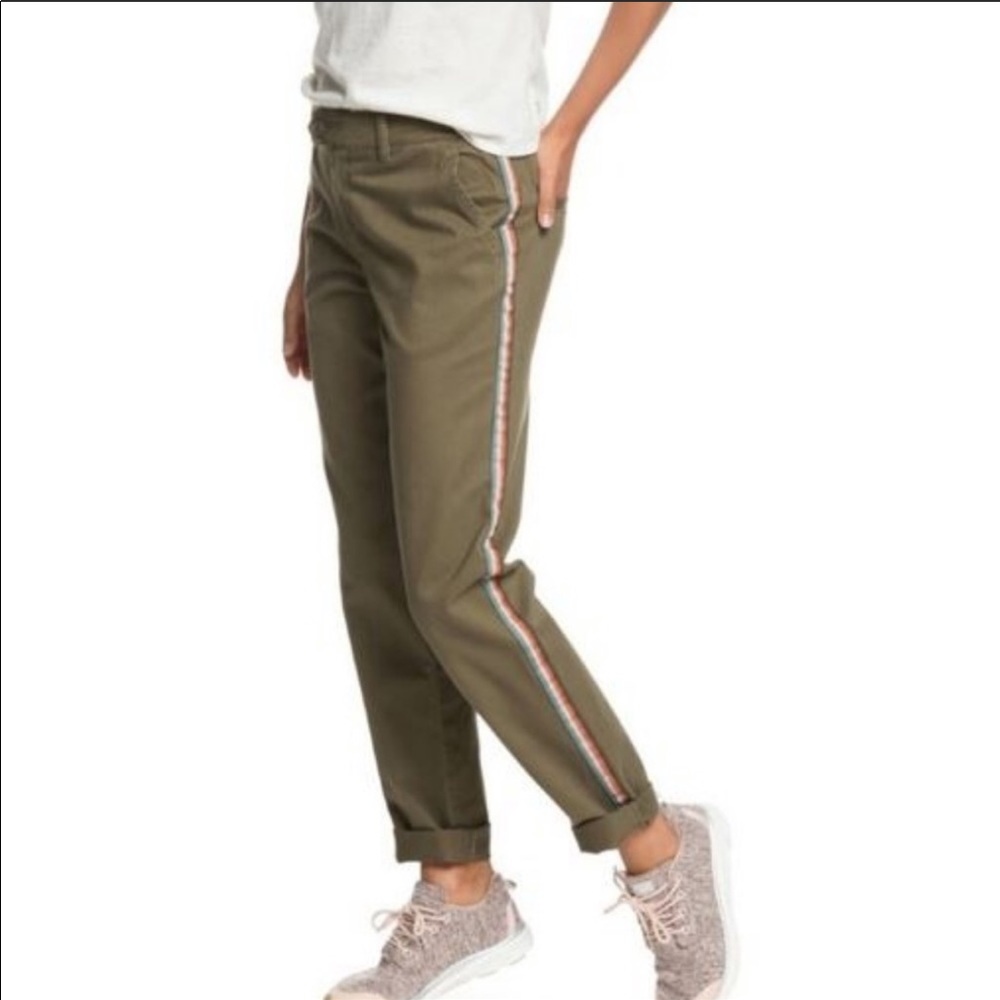 NWT Roxy Burnt Olive Pants